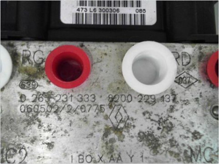 UNITE HYDRAULIQUE ABS RENAULT CLIO II PH.2 01-06