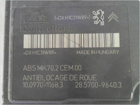 UNITE HYDRAULIQUE ABS PEUGEOT 207 2011-