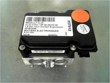 UNITE HYDRAULIQUE ABS RENAULT CLIO III PH.1 05-09