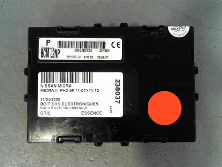 BOITIER GESTION HABITACLE NISSAN MICRA III PH2 07-10