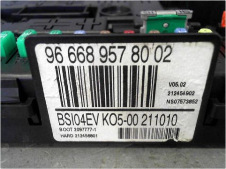 BOITIER GESTION HABITACLE PEUGEOT 308 2007-2011