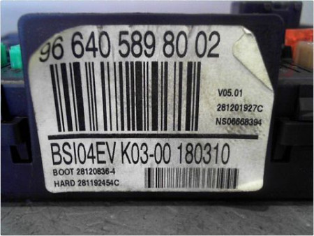 BOITIER GESTION HABITACLE PEUGEOT PARTNER FGT LONG 08-