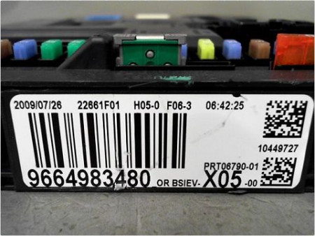 BOITIER GESTION HABITACLE CITROEN C3 PICASSO 09-12