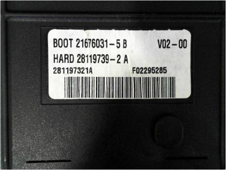 BOITIER GESTION HABITACLE PEUGEOT 307 2005-2007