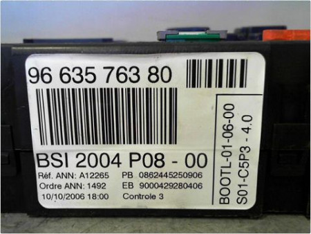 BOITIER GESTION HABITACLE PEUGEOT 207 5P