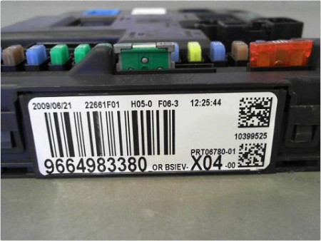 BOITIER GESTION HABITACLE PEUGEOT 1007 05-10