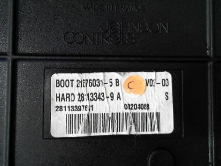 BOITIER GESTION HABITACLE PEUGEOT 307 2001-2005