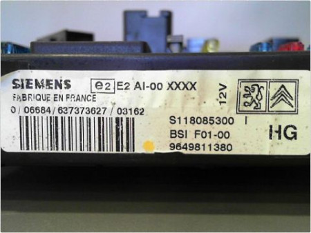 BOITIER GESTION HABITACLE CITROEN C3 PLURIEL 03-08