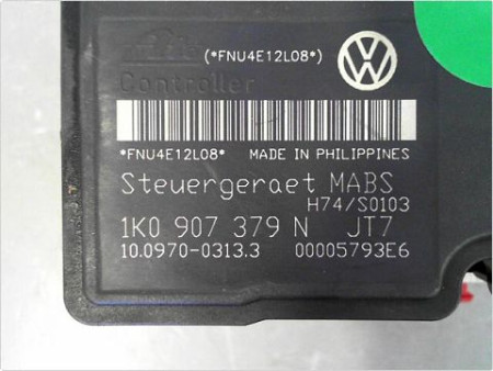 UNITE HYDRAULIQUE ABS VOLKSWAGEN GOLF V 2003-2009