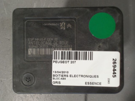 UNITE HYDRAULIQUE ABS PEUGEOT 207