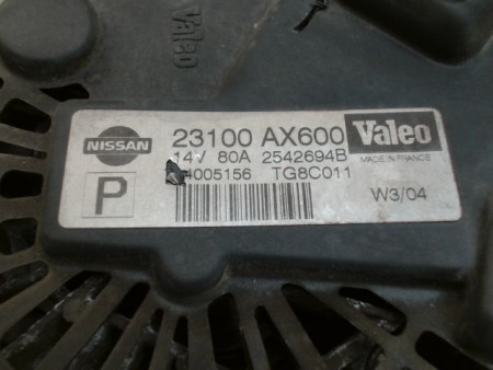 ALTERNATEUR NISSAN MICRA