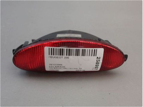FEU BROUILLARD CENTRAL ARRIERE PEUGEOT 206