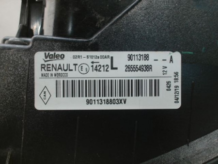 FEU ARRIERE GAUCHE  DACIA SANDERO