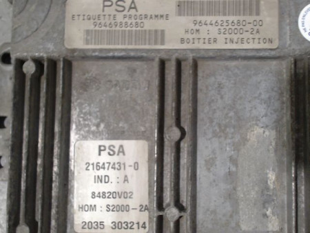 CALCULATEUR MOTEUR PEUGEOT 206
