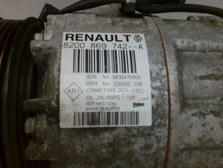 COMPRESSEUR AIR CONDITIONNE RENAULT MEGANE