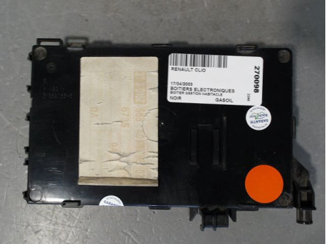 BOITIER GESTION HABITACLE RENAULT CLIO