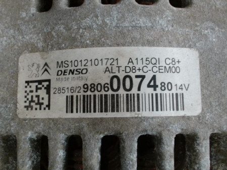 ALTERNATEUR PEUGEOT 308