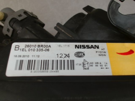 PHARE DROIT NISSAN QASHQAI