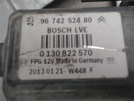 MECANISME LEVE-GLACE AVANT GAUCHE PEUGEOT 208
