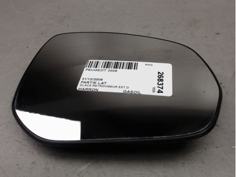 GLACE RETROVISEUR EXT D PEUGEOT 3008