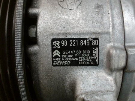 COMPRESSEUR AIR CONDITIONNE PEUGEOT 208