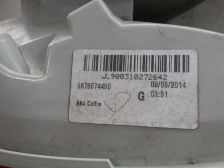 FEU ARRIERE INTERIEUR GAUCHE PEUGEOT 2008