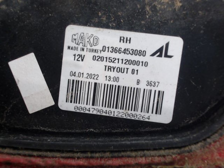 FEU ARRIERE DROIT FIAT DUCATO