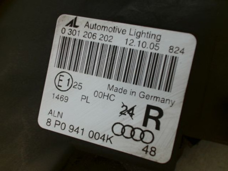 PHARE DROIT AUDI A3