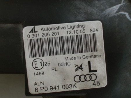 PHARE GAUCHE AUDI A3