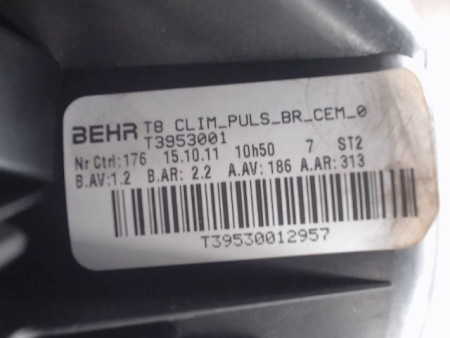 MOTEUR VENTILATEUR CHAUFFAGE PEUGEOT 3008