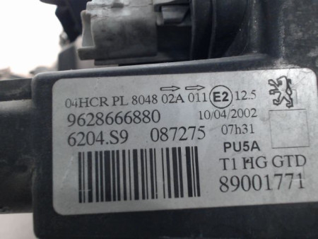 PHARE GAUCHE PEUGEOT 206