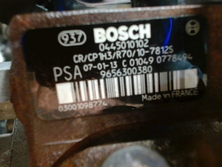 MOTEUR DIESEL PEUGEOT PARTNER 1.6 HDi 75