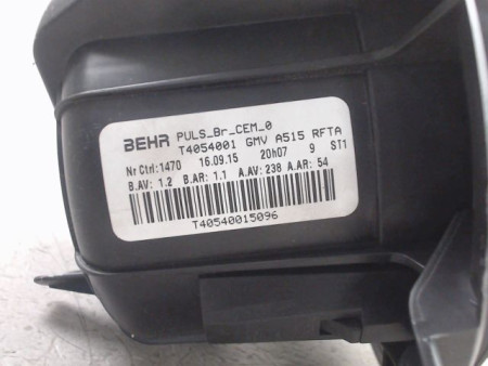 MOTEUR VENTILATEUR CHAUFFAGE CITROEN C4 CACTUS