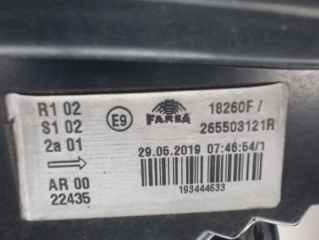 FEU ARRIERE DROIT RENAULT TWINGO