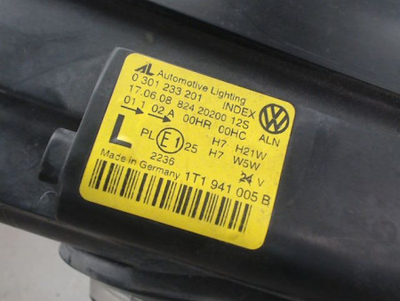 PHARE GAUCHE VOLKSWAGEN TOURAN