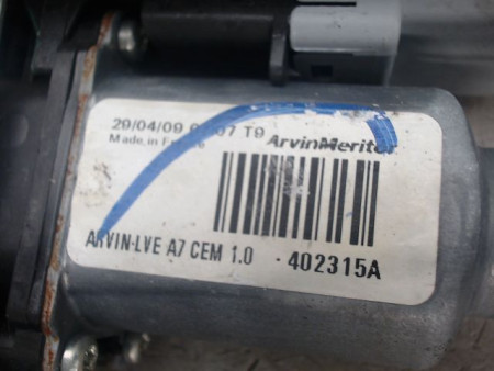 MECANISME LEVE-GLACE AVANT GAUCHE PEUGEOT 207
