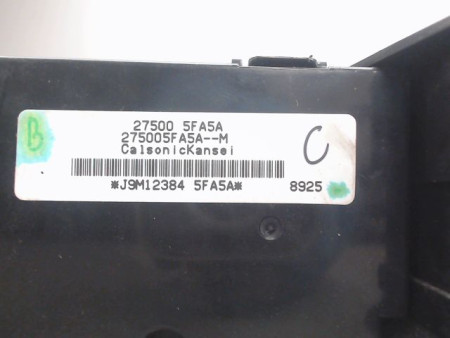 COMMANDE DE CHAUFFAGE NISSAN MICRA