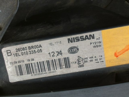 PHARE GAUCHE NISSAN QASHQAI