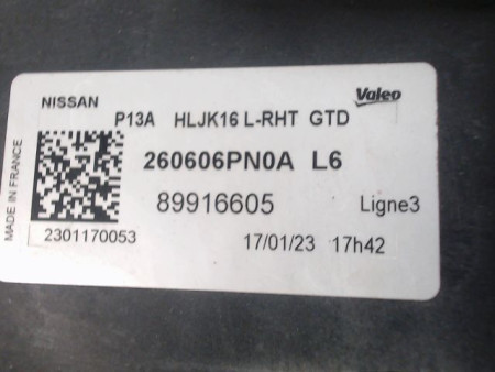 PHARE GAUCHE NISSAN JUKE