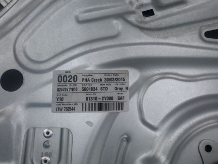 MECANISME LEVE-GLACE AVANT GAUCHE HYUNDAI IX35