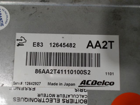 CALCULATEUR MOTEUR CHEVROLET AVEO