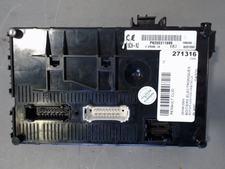 BOITIER GESTION HABITACLE RENAULT CLIO