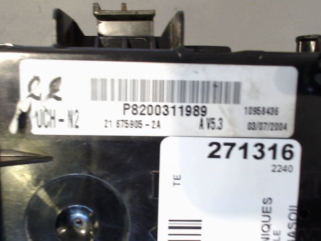 BOITIER GESTION HABITACLE RENAULT CLIO