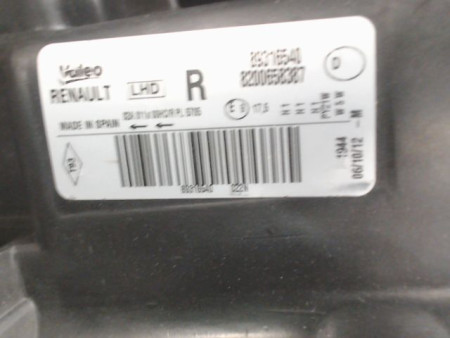 PHARE DROIT RENAULT MODUS