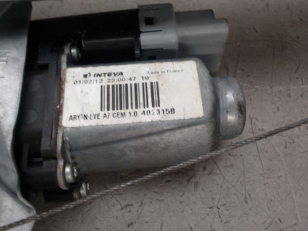 MECANISME LEVE-GLACE AVANT GAUCHE PEUGEOT 207