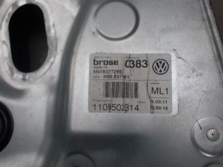 MECANISME LEVE-GLACE AVANT GAUCHE VOLKSWAGEN TIGUAN