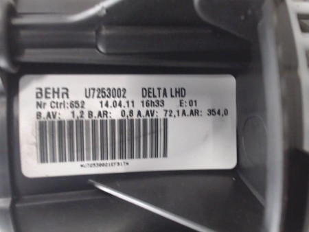 MOTEUR VENTILATEUR CHAUFFAGE OPEL ASTRA