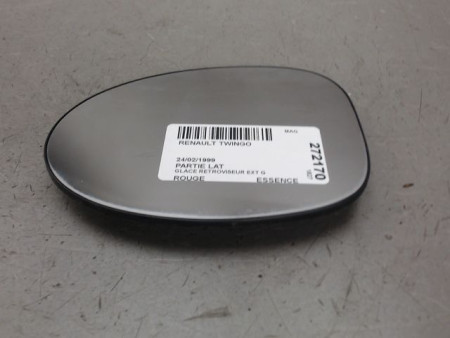 GLACE RETROVISEUR EXT G RENAULT TWINGO