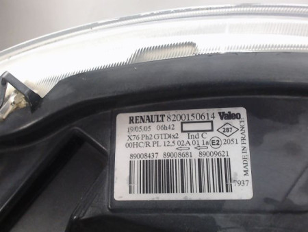 PHARE GAUCHE RENAULT KANGOO