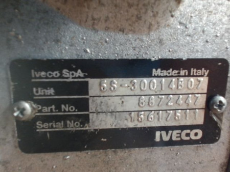 BOITE A VITESSE MECANIQUE IVECO 35S12 35 C 12 V, 35 S 12 V (AGKA43A2, AGKB43A2, AGKB46A2,...